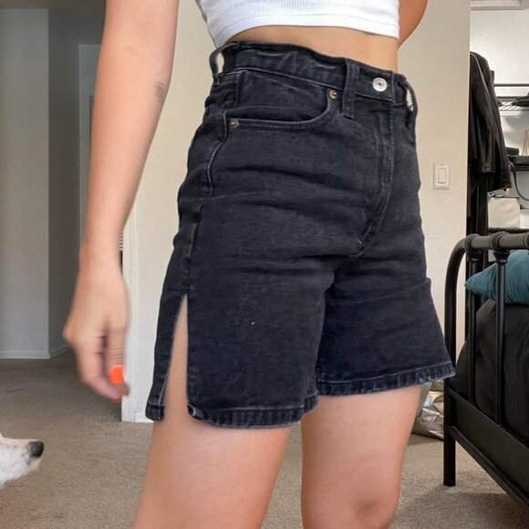 Abercrombie Curve Love High Rise 7 Inch Dad Short size 36 (22) - Picture 2 of 5